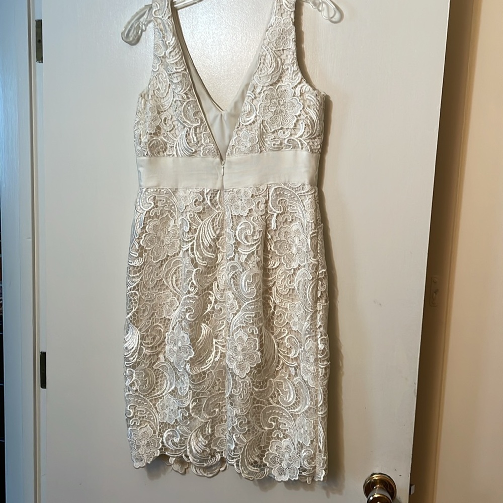 Adrianna Papell Lace Dress Sz 10 “Preowned “ - Picture 3 of 6